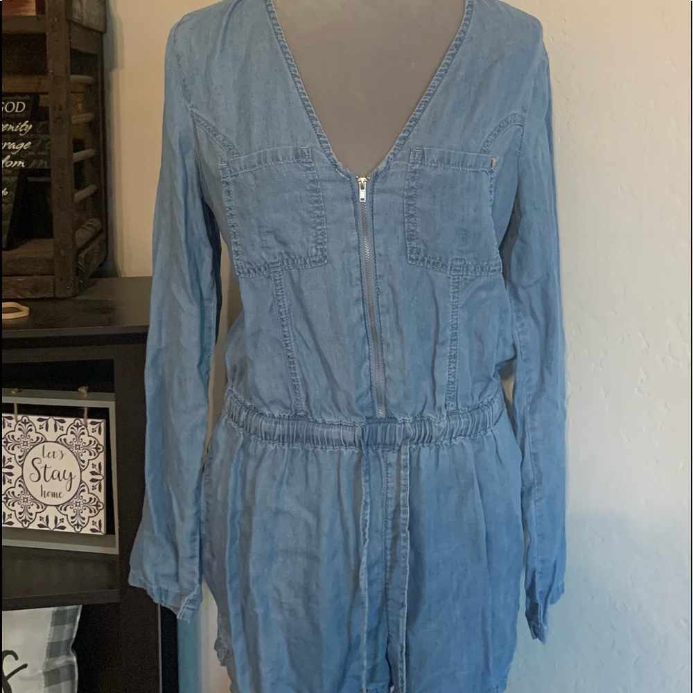GUESS Chambray Romper
